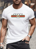 New trendy and luxurious brand summer T-shirt suitable for daily commuting and exercise Men's and women's versions are available