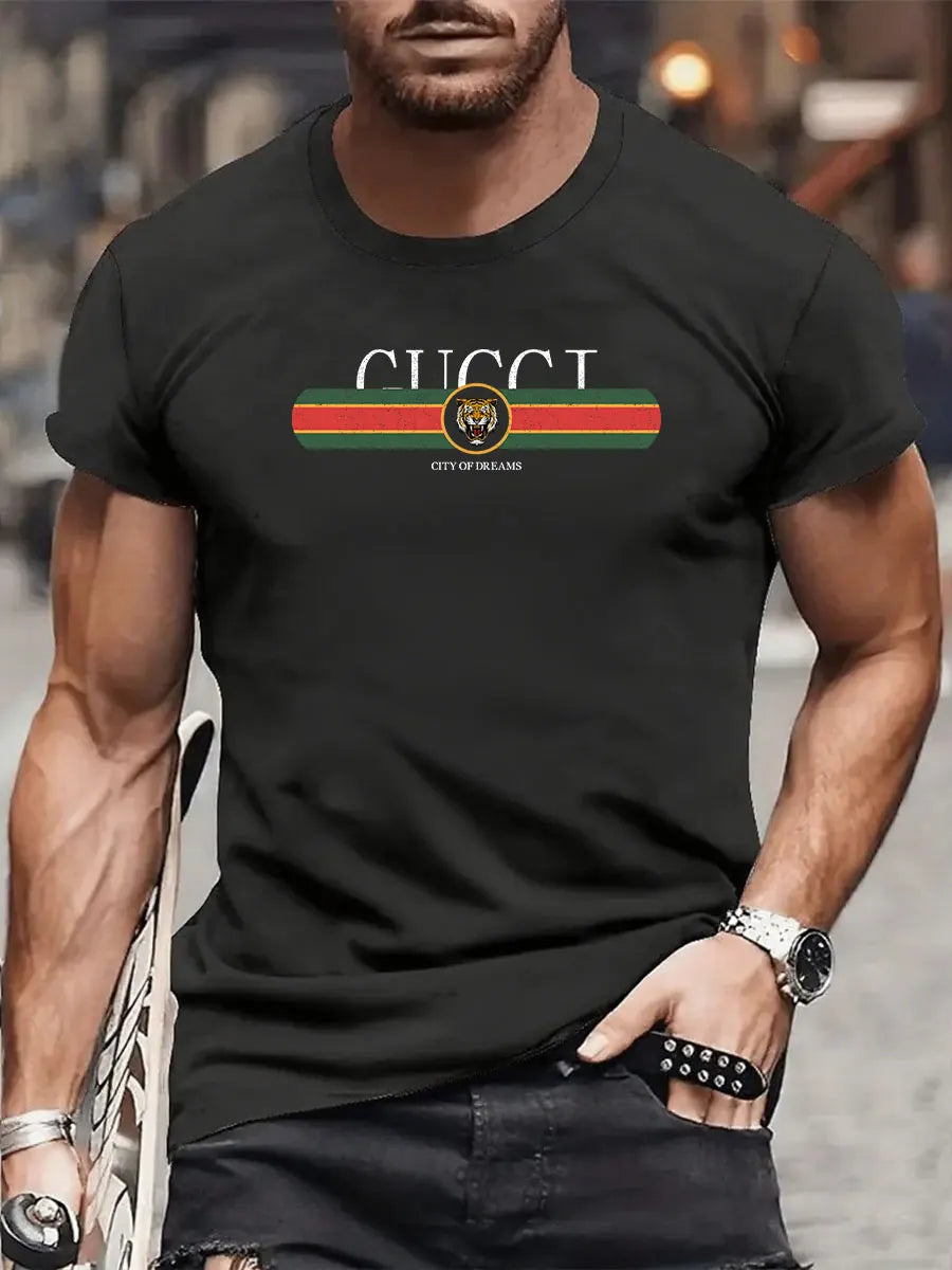New trendy and luxurious brand summer T-shirt suitable for daily commuting and exercise Men's and women's versions are available