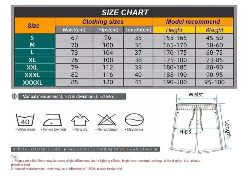 2026Men's Summer Casual Beach Shorts Lightweight Breathable Surf Swimming and Beach Vacation Beach Shorts Swim Shorts