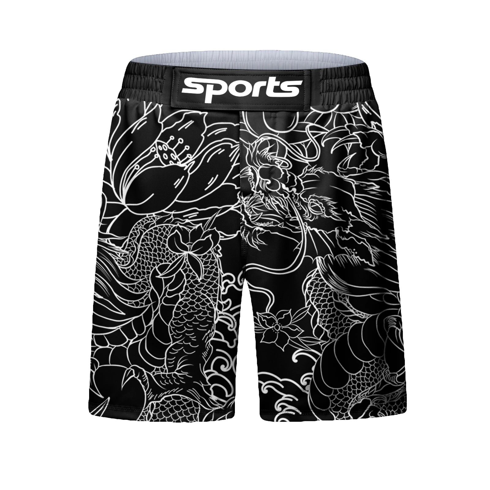 Hot Popular Wholesale Rashguard MMA Taekwondo Boxing Wrestling Shirt Sportsuits Fitness Training Shorts BJJ 4-Piece Set