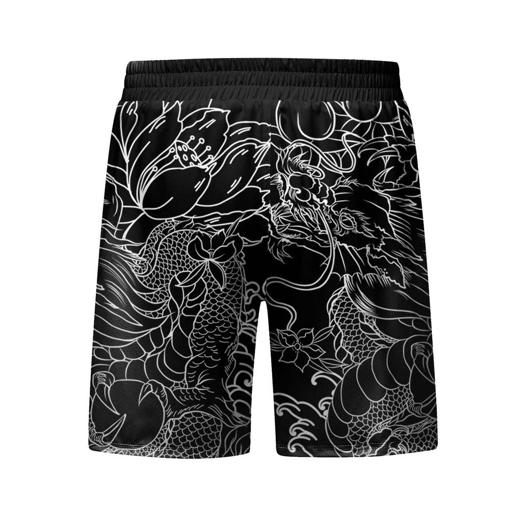 Hot Popular Wholesale Rashguard MMA Taekwondo Boxing Wrestling Shirt Sportsuits Fitness Training Shorts BJJ 4-Piece Set