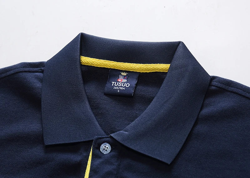 Men's polo shirt Australia Royal Short sleeve casual sports party cotton embroidered luxury contrast color original design