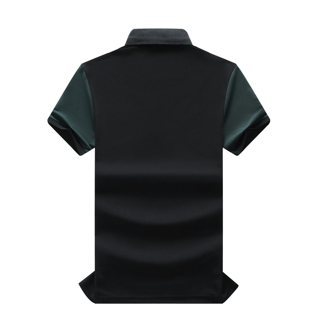 Men's polo shirt MIRACLE embroidery stitching color contrast classic fashion original design polo collar pure cotton breathable