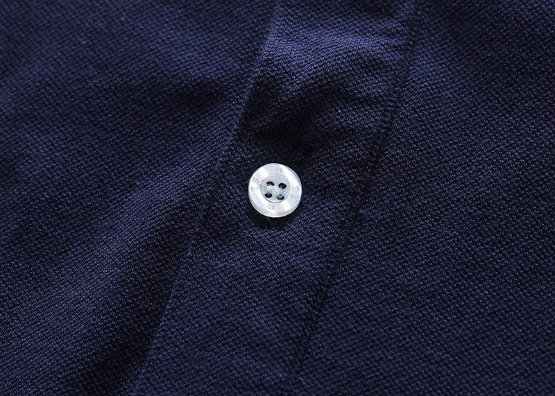 Men's polo shirt Wolf Totem cotton embroidery stitching color classic fashion original design pure cotton high quality