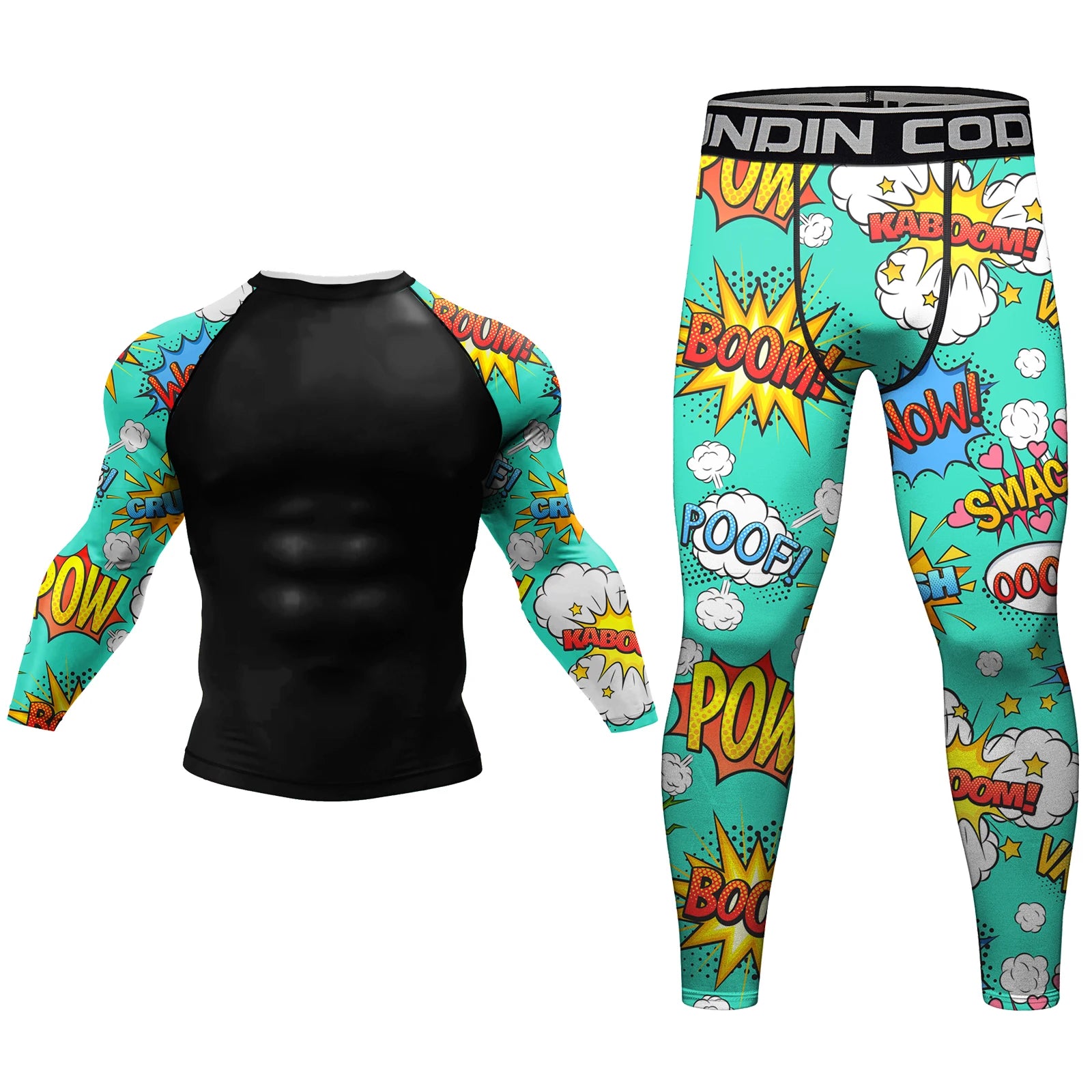 Hot Popular Wholesale Rashguard MMA Taekwondo Boxing Wrestling Shirt Sportsuits Fitness Training Shorts BJJ 4-Piece Set