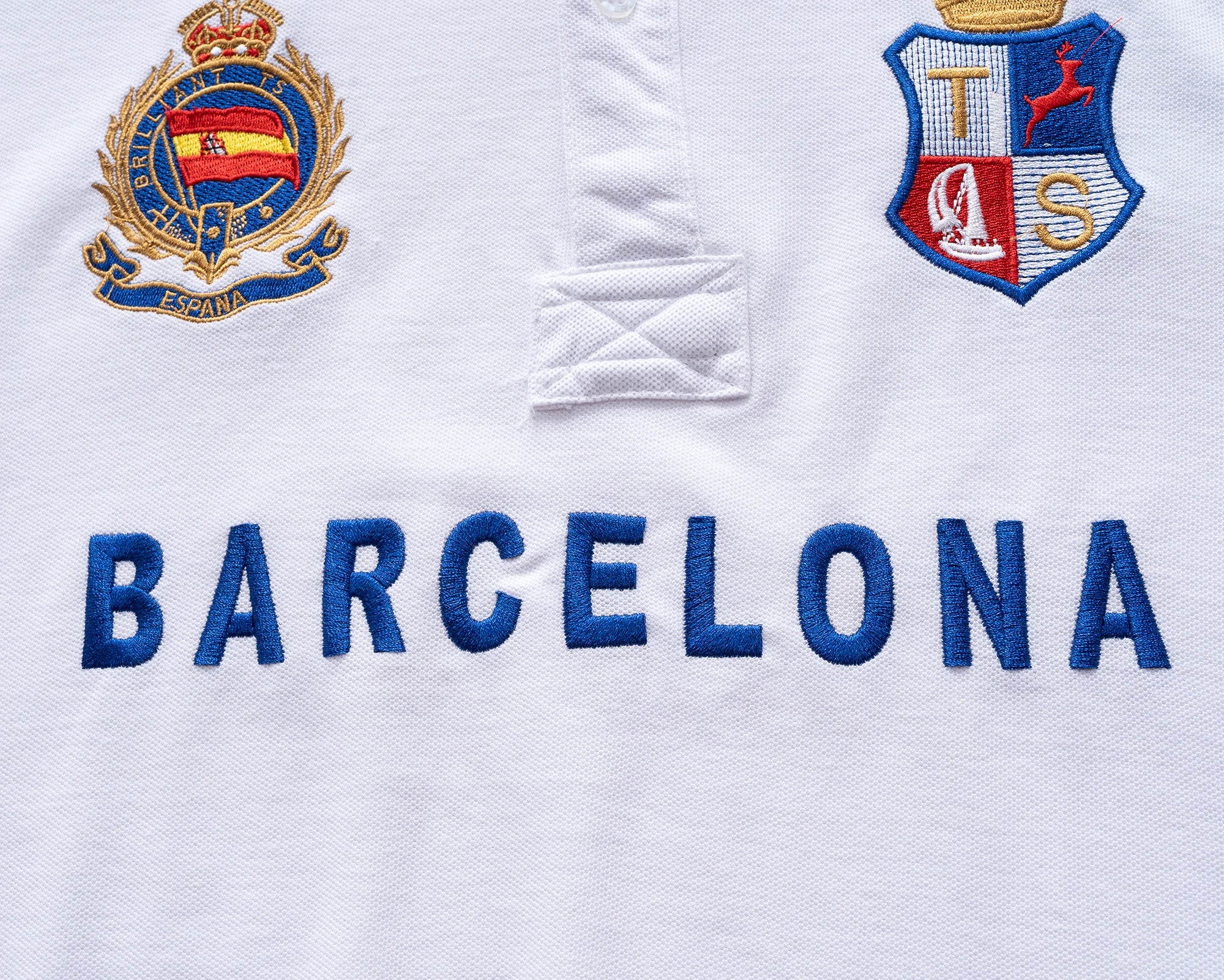Men's High-Quality Cotton Polo Shirt Barcelona Football Fans Embroidered "Barca" Symbol Quality New Year's Gift for Men