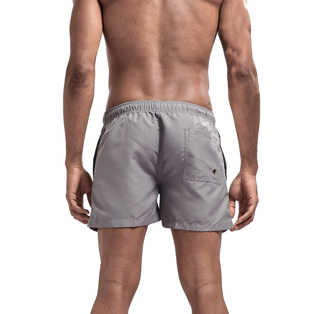 Men's Swim Shorts Swim Trunks Quick Dry Board Shorts Bathing Suit Breathable Drawstring With Pockets for Surfing Beach Summer