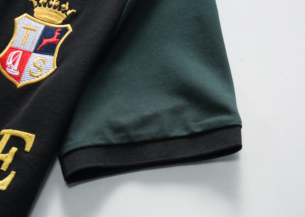 Men's polo shirt MIRACLE embroidery stitching color contrast classic fashion original design polo collar pure cotton breathable