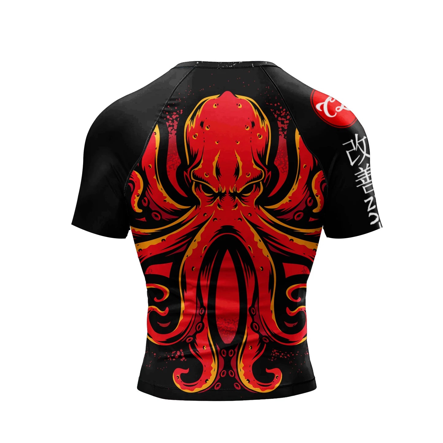 Men Red MMA Tracksuit Jiu jitsu gi T Shirts+Pants Grappling Shorts Men BJJ No Gi Rashguard Compression Boxing Blouse Sportswear