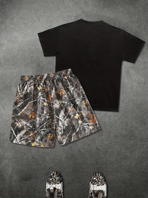 2026 Summer New Men's Suit - Street Casual Fashion Soft Comfortable Breathable Lightweight 3D Pattern Print