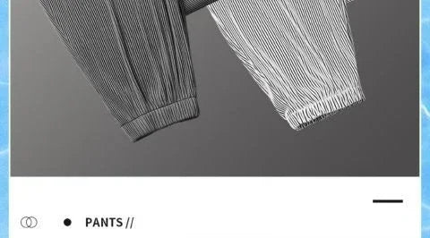 2026 Summer Ice Silk Ultra-thin Pants Men's Loose Straight Section Drape Ice Silk Pants Wide Leg Sports Casual Pants Fits